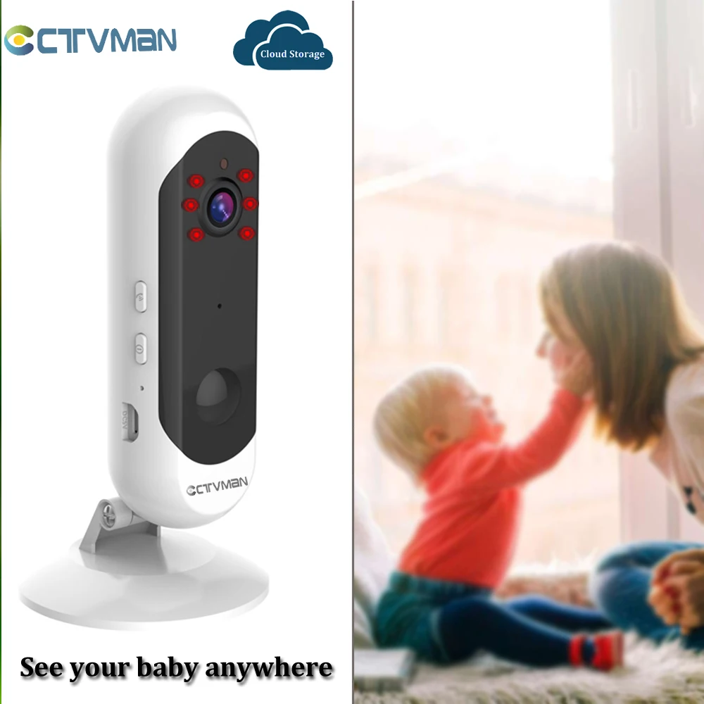 CTVMAN батарея wifi камера безопасности IP 1080 P/720 P интеллектуальная домашняя