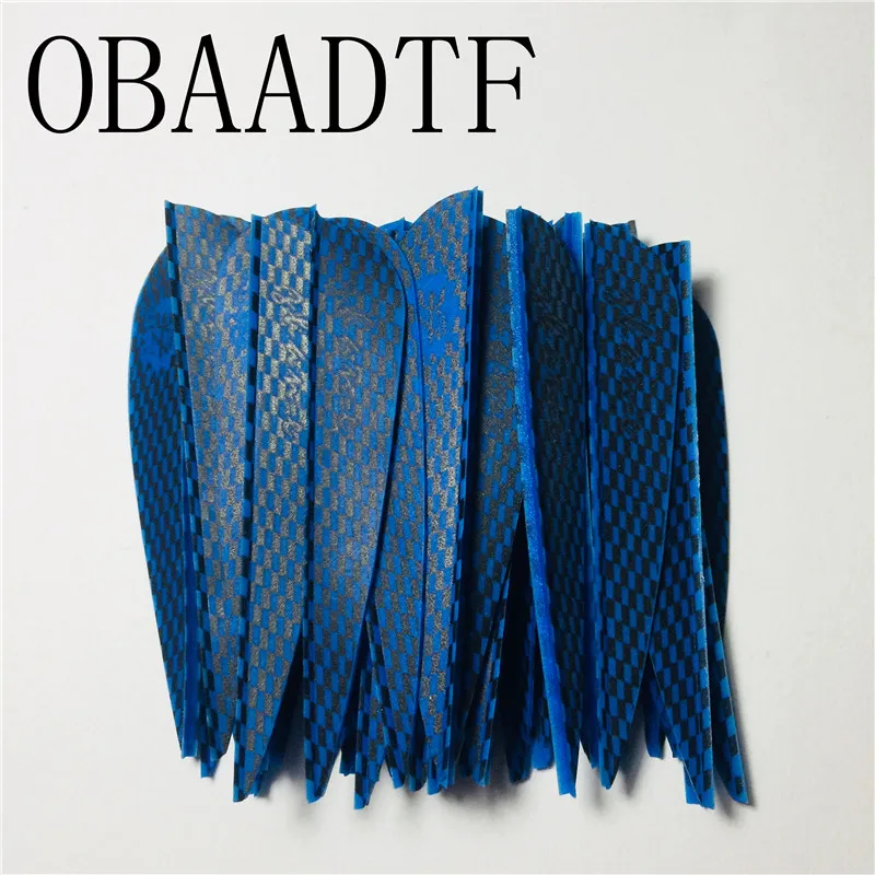 OBAADTF 36 шт. 3 &quotкрыло падение форма Высокое качество стрелка из ТПУ оперение для