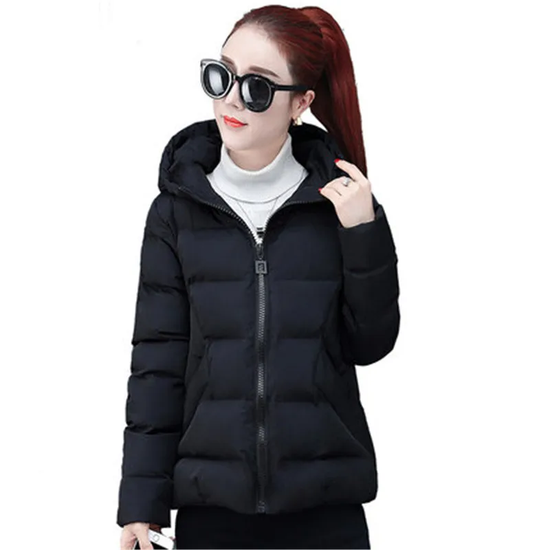 Осенне зимняя куртка Женское пальто 2019 модная женская со стоячим воротником