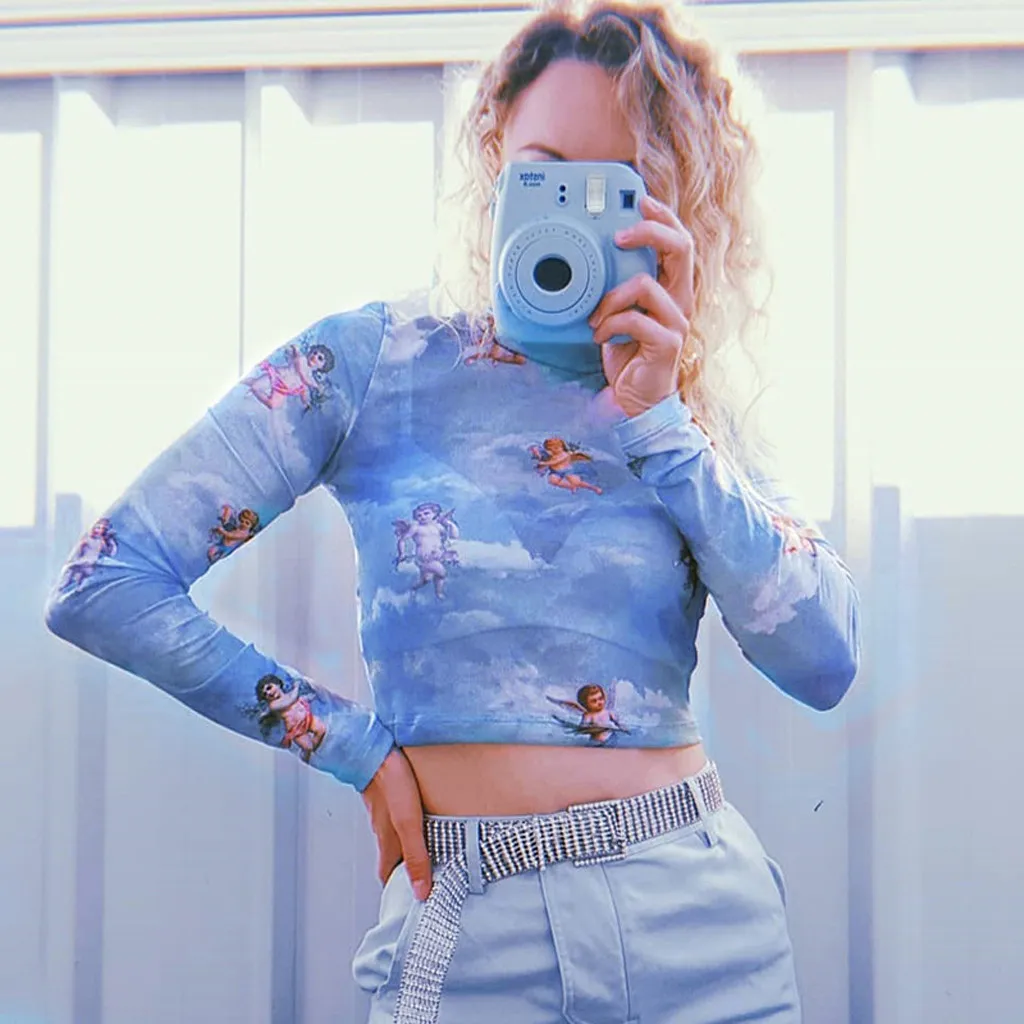 Женская футболка сексуальная прозрачная сетчатая водолазка с коротким рукавом и