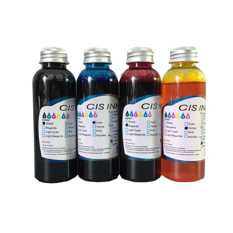 Горячие высококачественные 4 цвета (CMYK) съедобные чернила для канона Epson