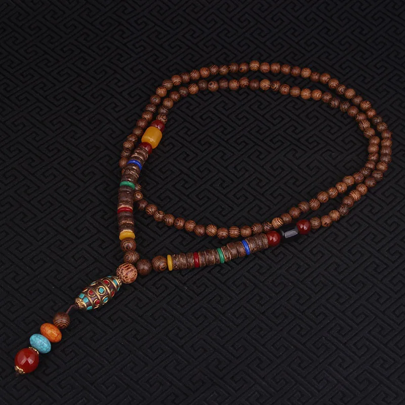 Модное ожерелье evade peace вышивка тибетский Будда винтажное со вставкой из Непала