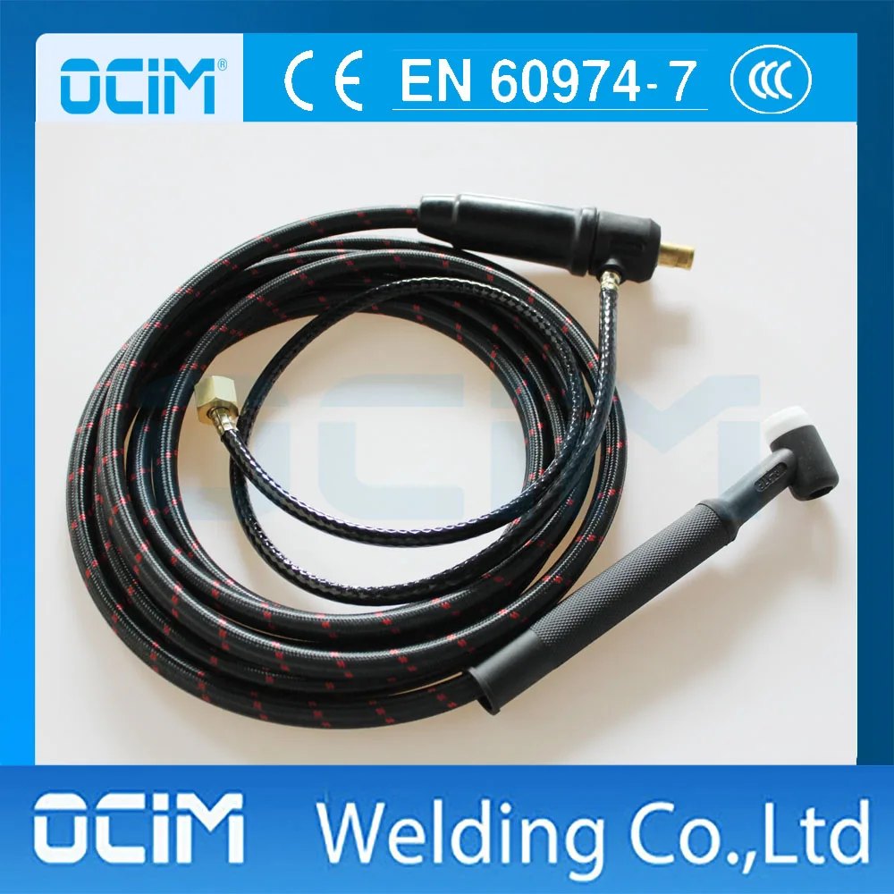 Сварочная горелка TIG с газовым воздушным охлаждением WP17F WP PTA DB SR 17F 4M 35 50 коннектор