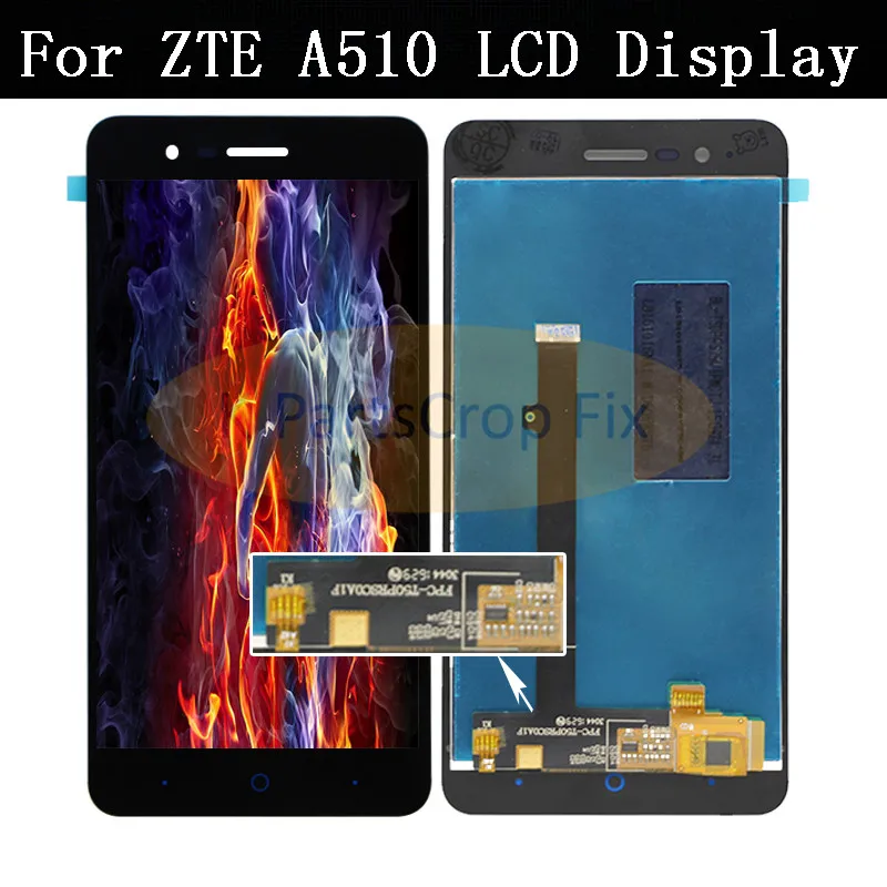For ZTE Blade A510 LCD Display +Touch Screen Assembly Digitizer Replacement zte lcd +free tools | Мобильные телефоны и