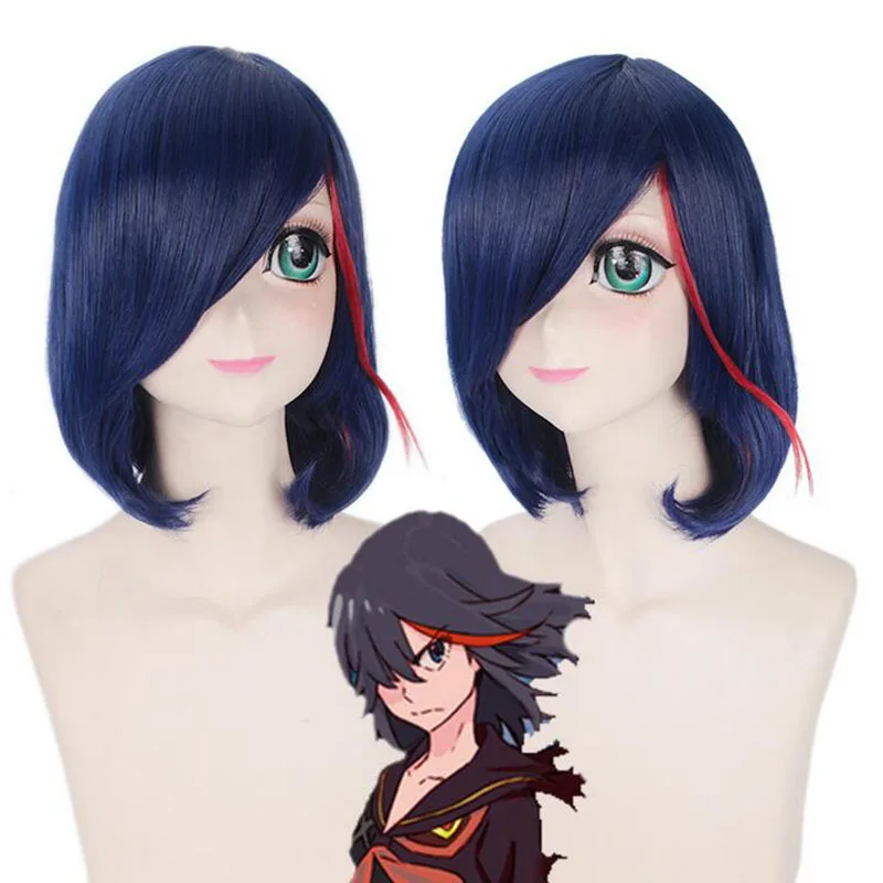Костюм для косплея аниме KILL la Ryuko Matoi + парик костюмы на Хэллоуин вечерние платье