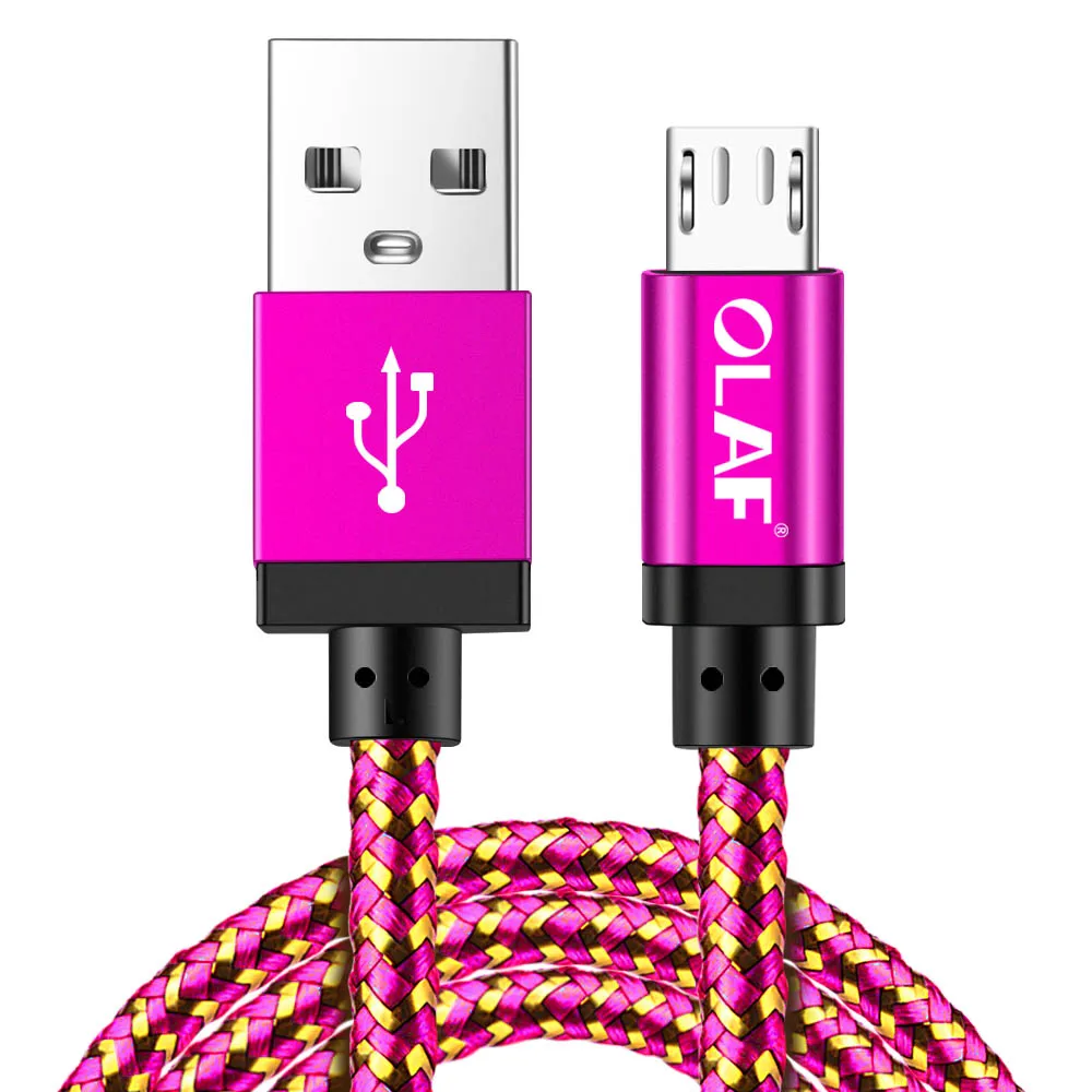 OLAF Micro USB кабель Быстрая зарядка зарядное устройство кабель для передачи данных для samsung huawei Xiaomi LG Tablet Android Microusb Кабели для мобильных телефонов