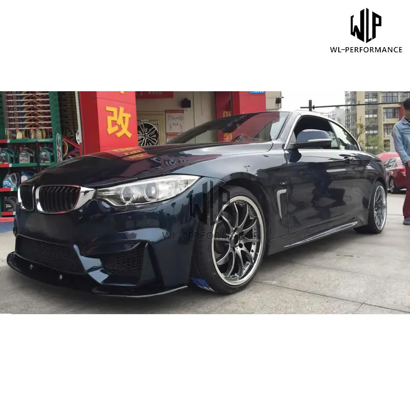 F32 Высокое качество углеродного волокна передний бампер губ Диффузор сплиттер