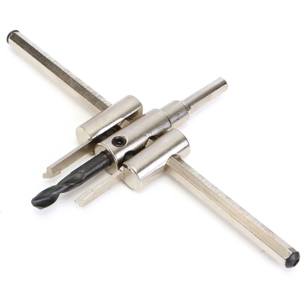 Набор насадок для дрели регулируемый круговой резак отверстий 40-200 мм работ по