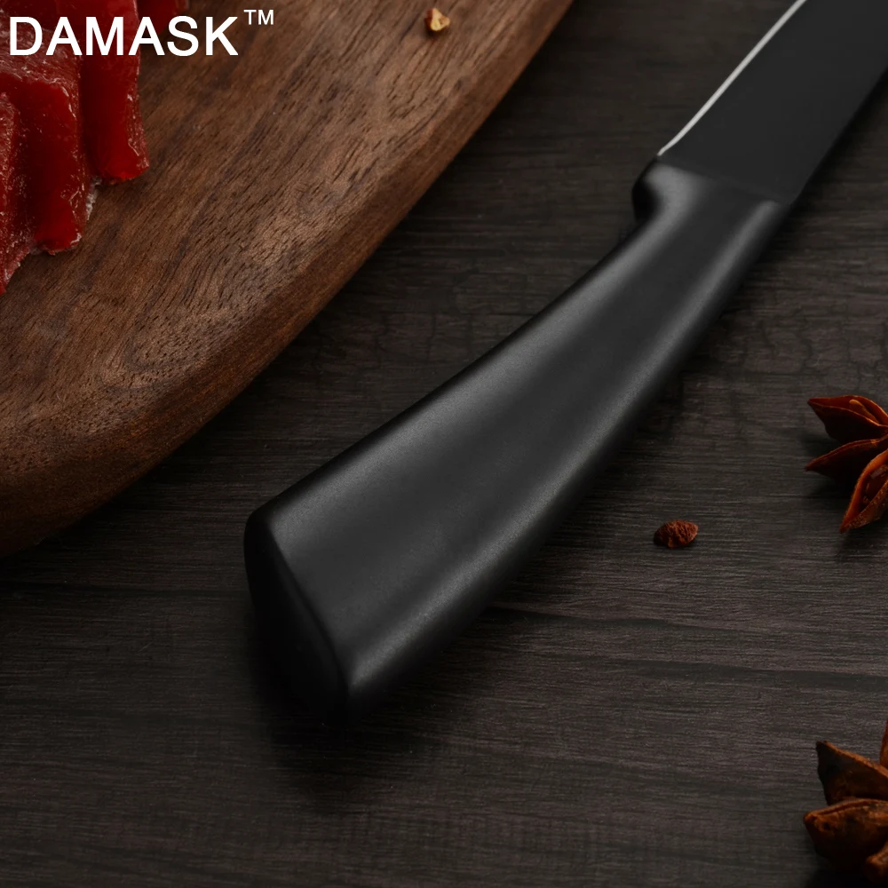 DAMASK набор кухонных ножей из нержавеющей стали высокопрочные 3Cr13Mov японские