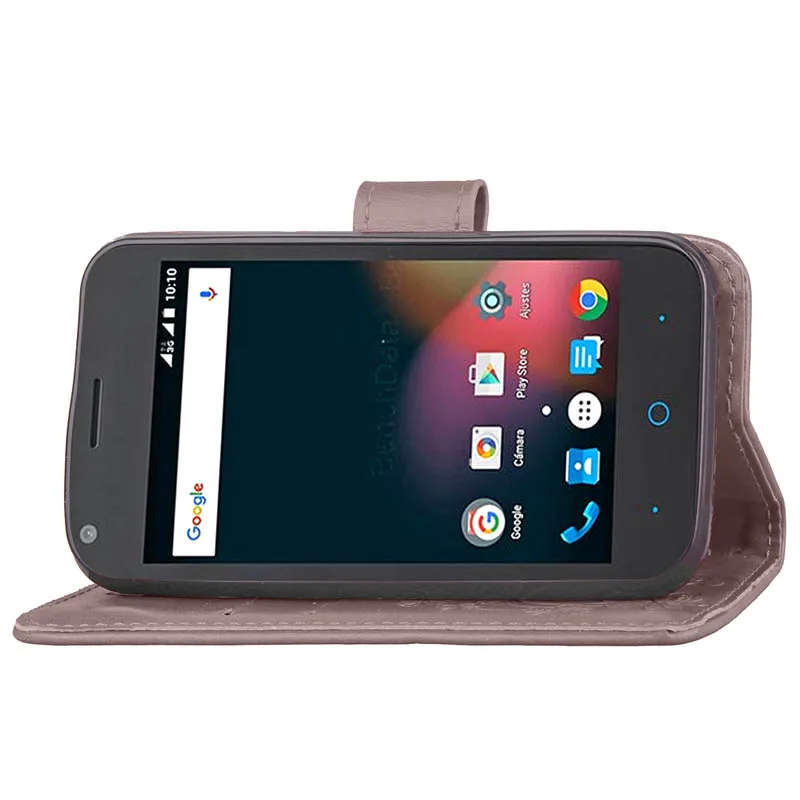 Чехол для телефона ZTE Blade L 110 A110 кожаный силиконовый чехол Кошелек книжка с