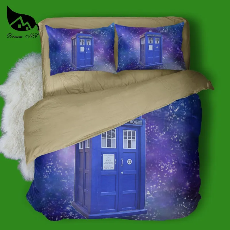 Комплект постельного белья Dream NS Doctor Who, набор пододеяльников TARDIS, наволочка, индивидуальный домашний текстиль, Комплект постельного белья