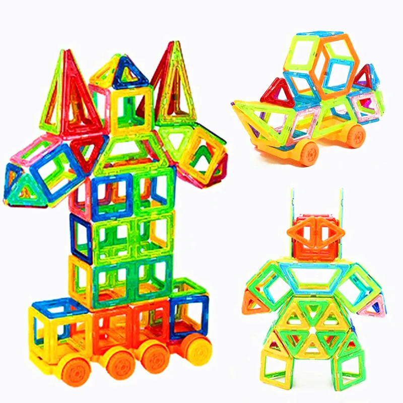 213 шт. Детский конструктор из магнитных блоков | Игрушки и хобби