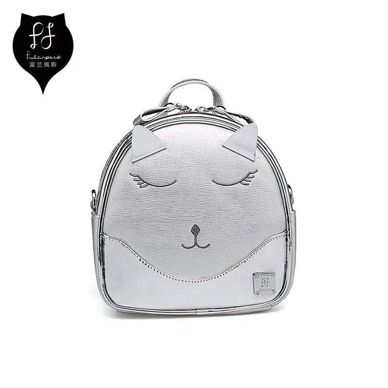 Женский рюкзак FULANPERS с милым котом маленький для подростков женская сумка Kawaii