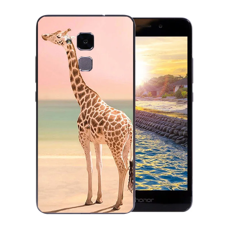 5 2 &quotчехол для телефона Huawei Honor 5C корпус прозрачный мягкий силиконовый чехол 7 Lite