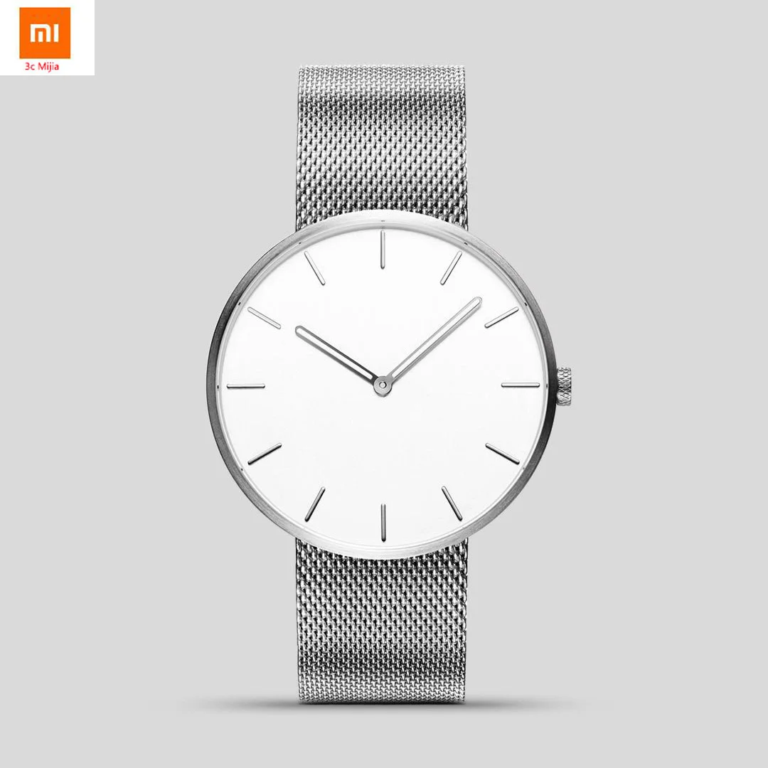 3 цвета Xiaomi TwentySeventeen светящиеся водонепроницаемые Модные кварцевые часы Элегантные 316L стальные лучшие бренды часов для мужчин и женщин