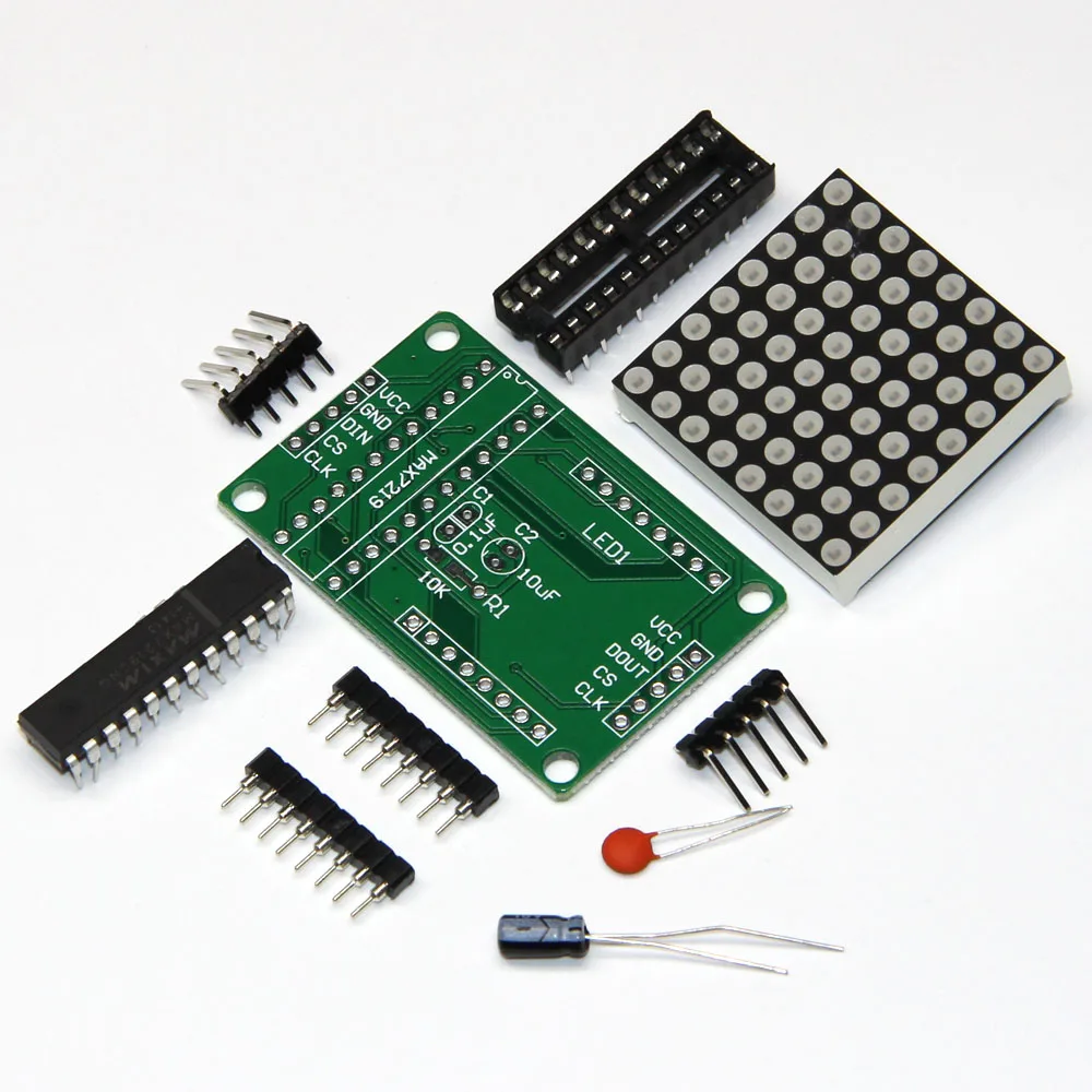 Умная электроника MAX7219 MAX 7219 точечная матрица светодиодный дисплей модуль DIY