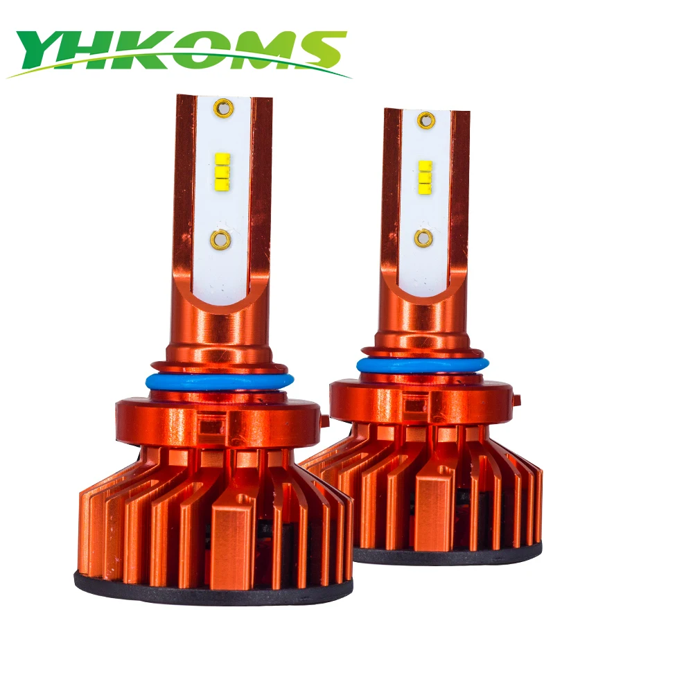 

YHKOMS Car Headlight H4 Hi/Lo Beam LED H1 880 881 H7 H8 H9 H11 9005/HB3 9006/HB4 80W 12000LM 6000K Auto Headlamp Fog Light Bulbs