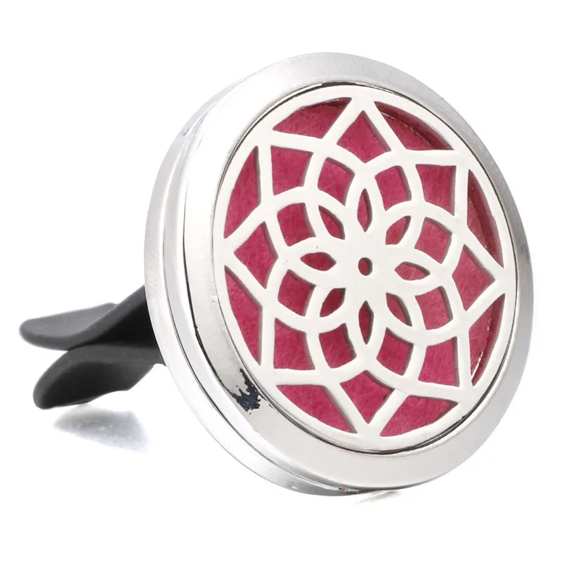Perfume Jewelry Lotus Flower Stainless steel Vent Freshener Car Essential Oil Diffuser Aromatherapy Necklace Locket YC012 | Украшения и