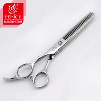 fenice professional 6 0 inch hair cutting thinning scissors left handed use barber shop beauty hairdressing styling shears