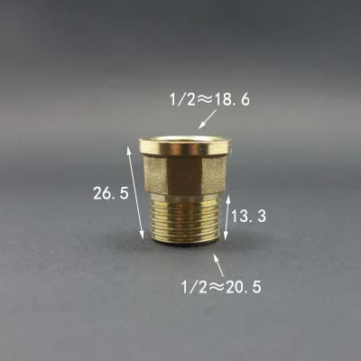 1/2 &quotвнутренняя резьба BSP x 1/2&quot наружная круглое соединение латунный фитинг для