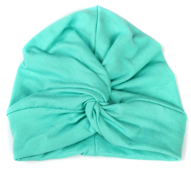2019 New Cute Newborn Toddler Kids Baby Boy Girl Turban Cotton Beanie Hat Caps Solid Gray Green Pink Black 0-2Y | Детская одежда и