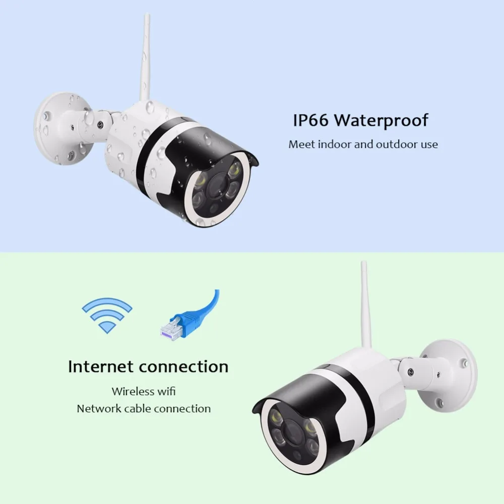 Беспроводная цилиндрическая IP камера с Wi Fi 2 МП 1080P|Камеры видеонаблюдения| |