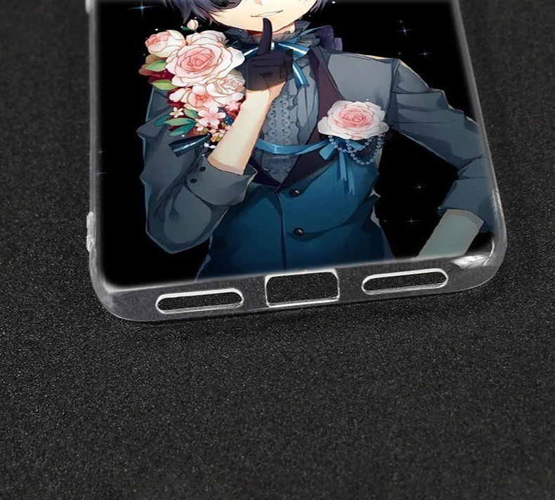 Мягкий чехол Butler Kuroshitsuji в стиле аниме для Xiaomi Redmi K20 7 7A 5 5Plus 6 6A S2 Note 8 Pro Модный
