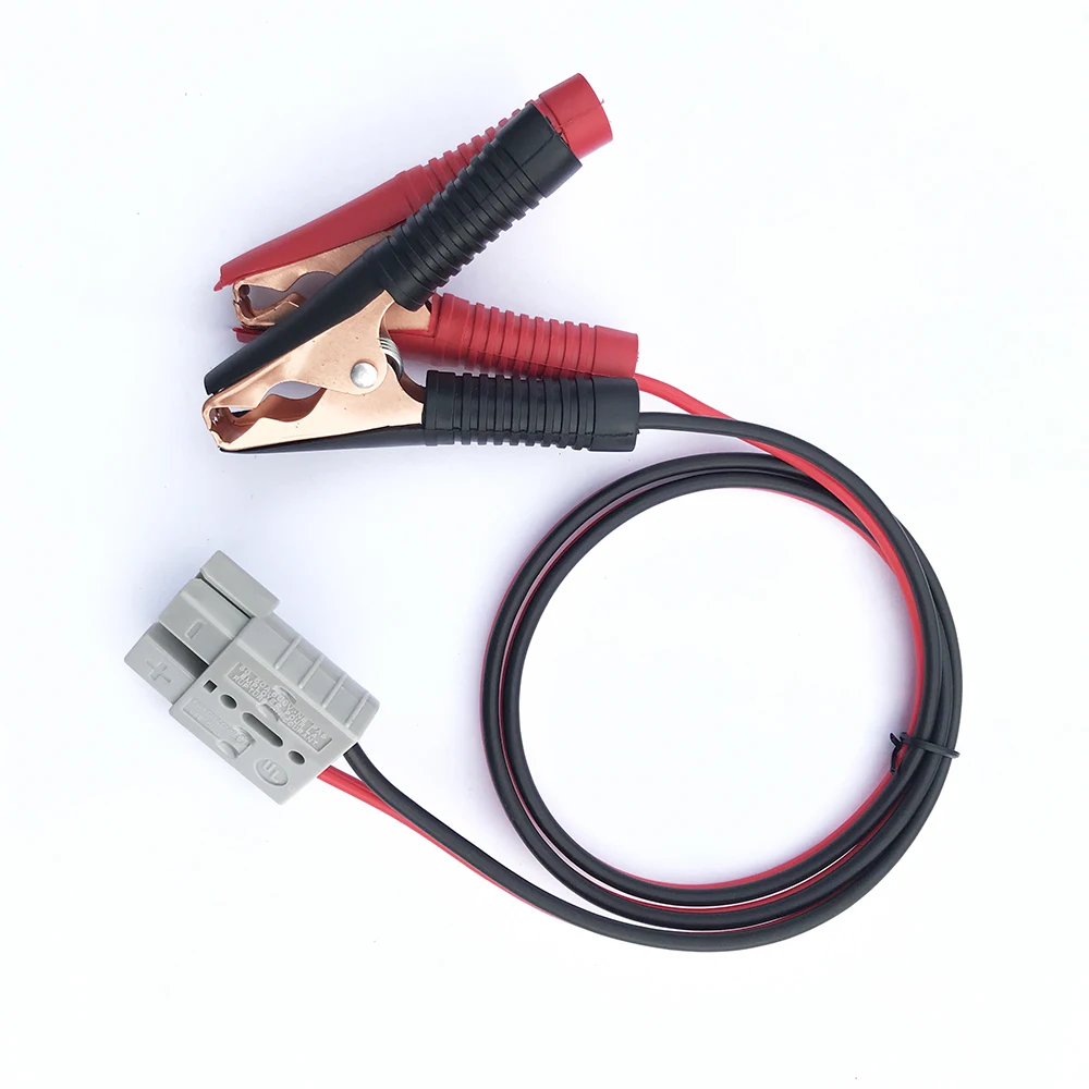Солнечный Кабель 0 5 м 2 мм² 13 AWG батарея Крокодил Зажимы разъем/DC 5521 Батарея зажим