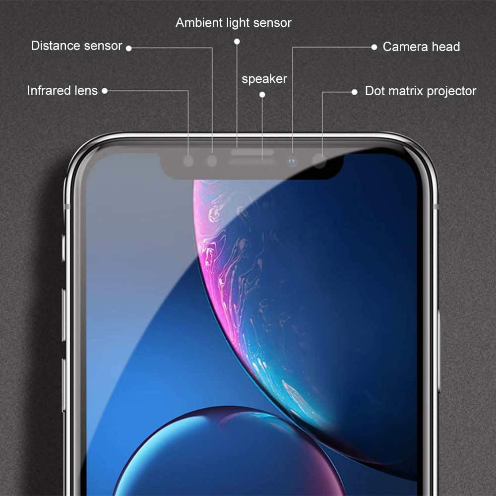 100D Полное покрытие экрана Защитное стекло для iPhone X 6 7 8 6S plus защитная пленка