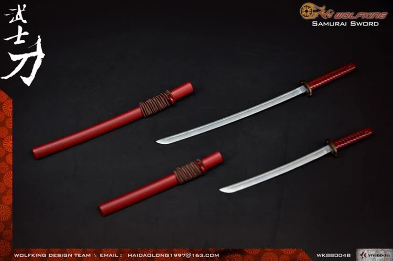 WOLFKINGWK 88004 1/6 масштаб старинное оружие самурайская модель меча с подставкой коллекционная игрушка для 12 дюймов фигурка