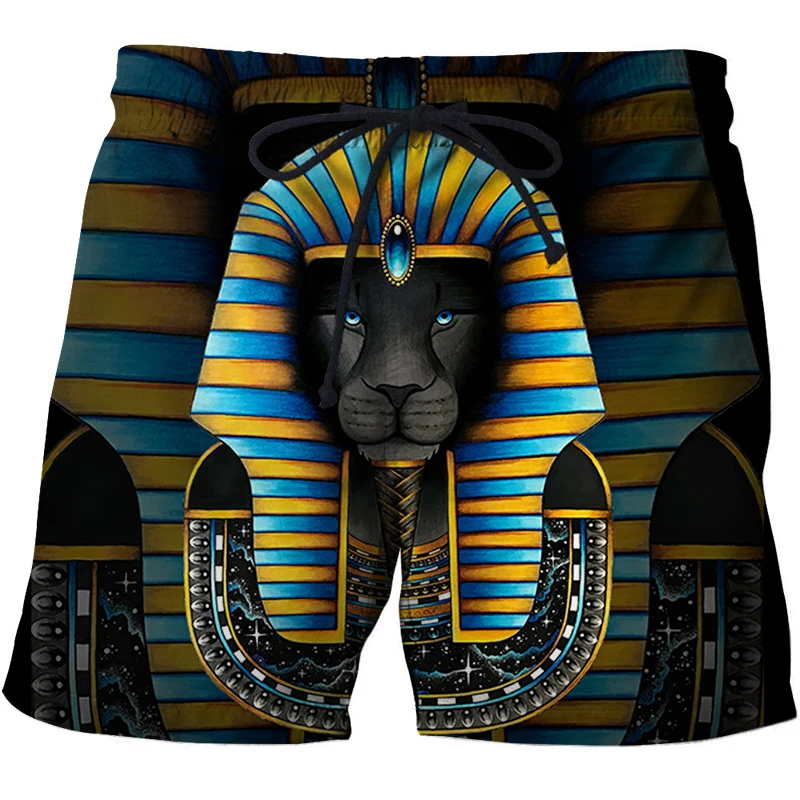 King By Brizbazaar Art мужские пляжные шорты с 3D принтом Короткие штаны Harajuku