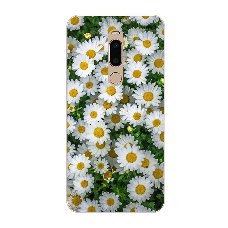 Чехол для meizu m6t мягкий чехол из ТПУ с рисунком цветов кремния защитный телефона |