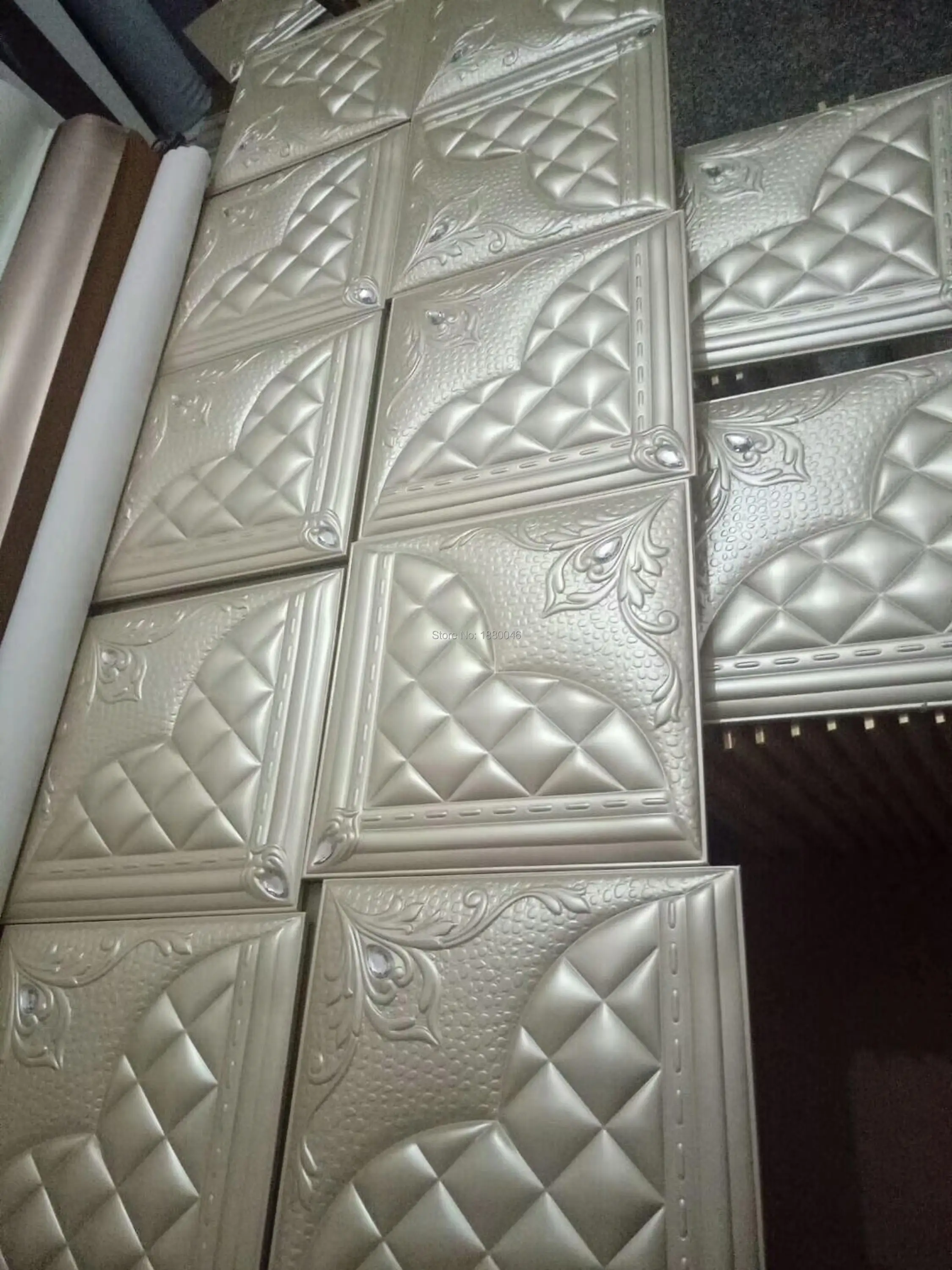Декор для интерьера из искусственной кожи в Корейском стиле 3d настенные панели