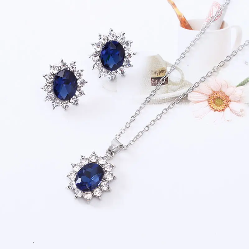 Womens Vintage Necklace with Earrings Sets for Party Decorations Women Romantic Necklaces Jewellery | Украшения и аксессуары