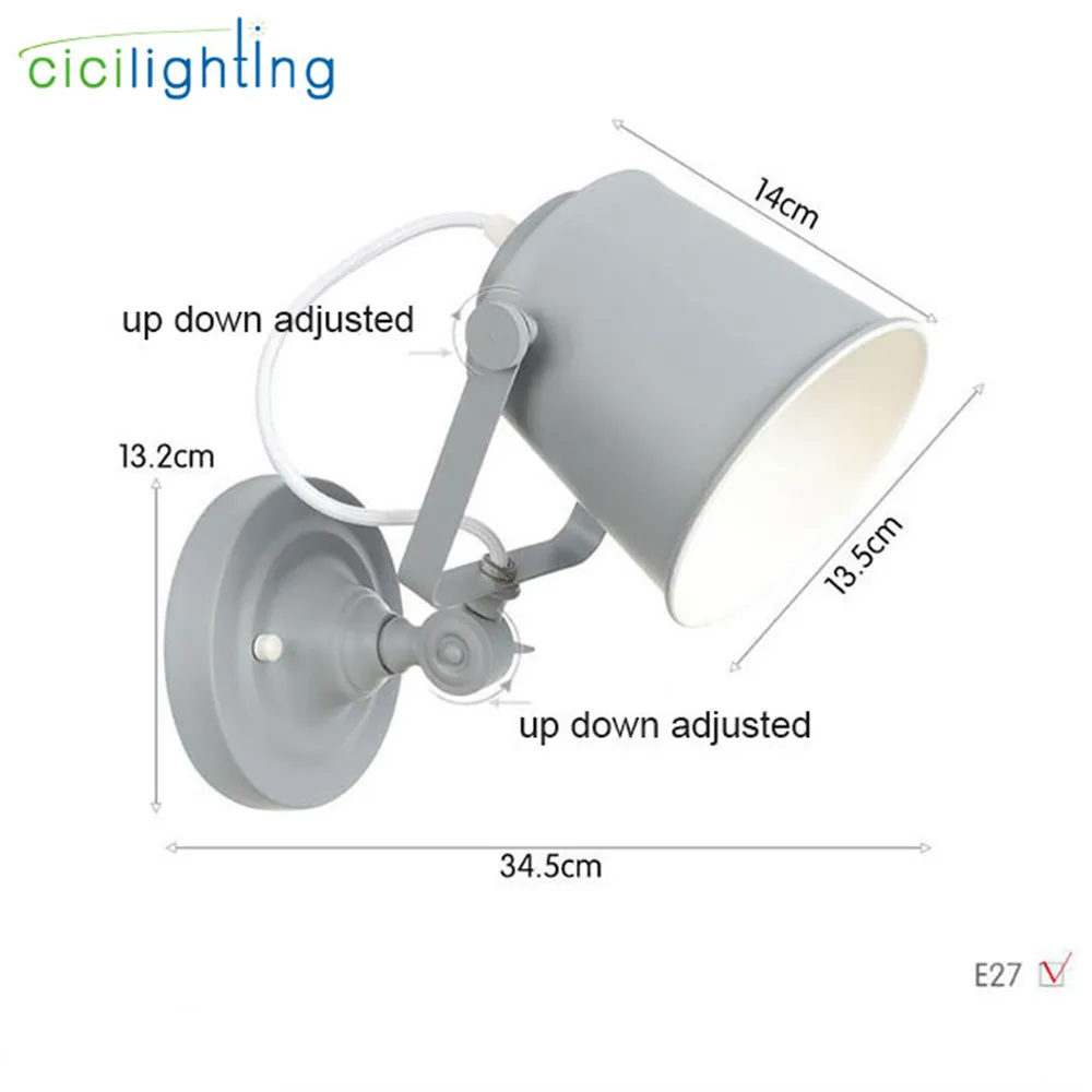 Промышленные украшения искусства бра освещение прикроватный магазин стена бара