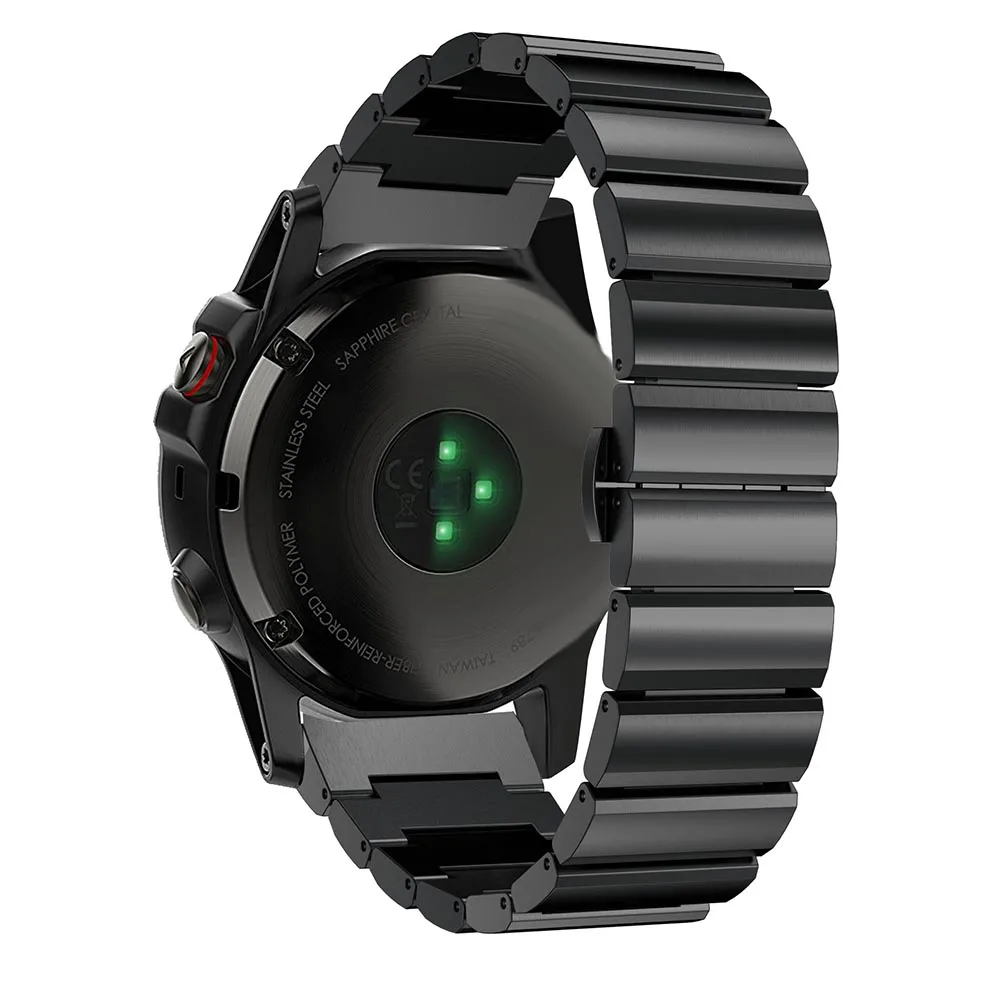 26 мм Нержавеющая сталь ремешок для смарт-часов Garmin Fenix 5X 5XPlus 6X3 3HR Смарт Браслет замена спортивный браслет Correa