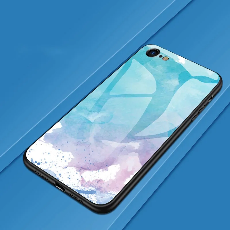 3 Звездное небо закаленное Стекло чехол для samsung Galaxy S9 S8 S10 плюс A50 A70 A40 A60 A30 A20 A10 M10 M20 J4 J6 A6 A7 пространство чехол - Цвет: 3