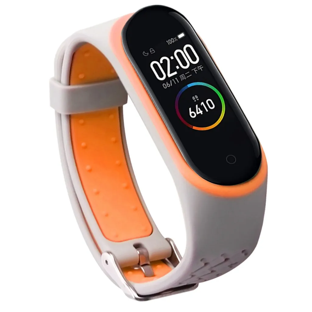 Ремешок для часов Xiaomi Mi Band 4 сменный вентилируемый спортивный мягкий браслет на