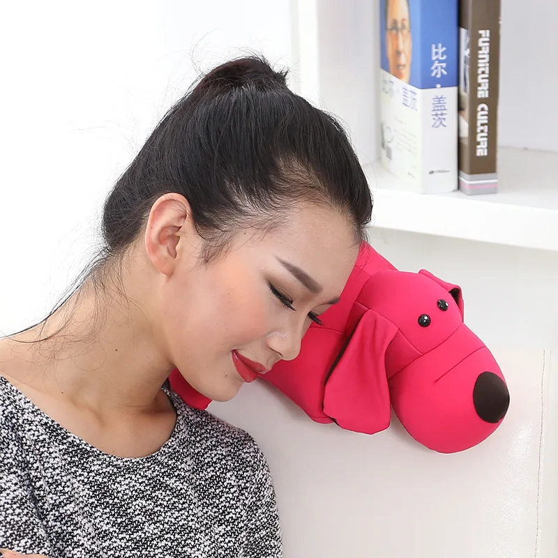 

UFRIDAY Animal U Shape Travel Pillow Office Nap Pillow Foam Particle Deformation Cute Neck Pillows Kids Puppy Bear Car Cushion