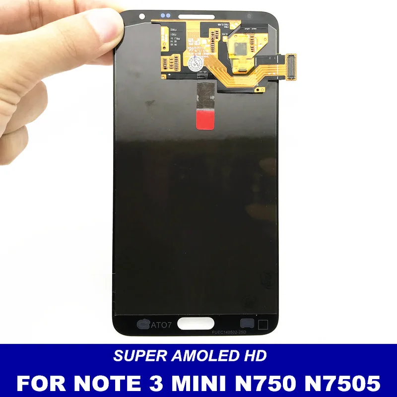Замена ЖК дисплея для Samsung Galaxy Note3 Mini N750 N7502 LCD AMOLED дисплей Note 3 Neo N7505 кодирующий