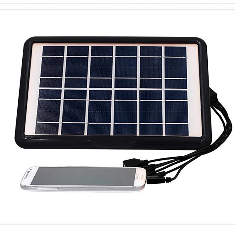 Портативный Солнечный Мощность Панель с 3 м розетка USB кабель для передачи данных