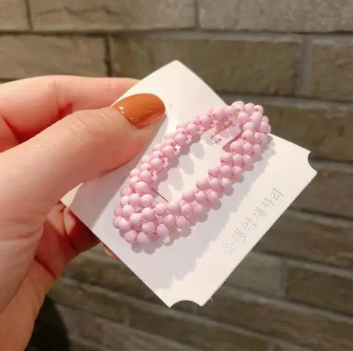 1 шт. заколки для волос в Корейском стиле из смолы цветные геометрические