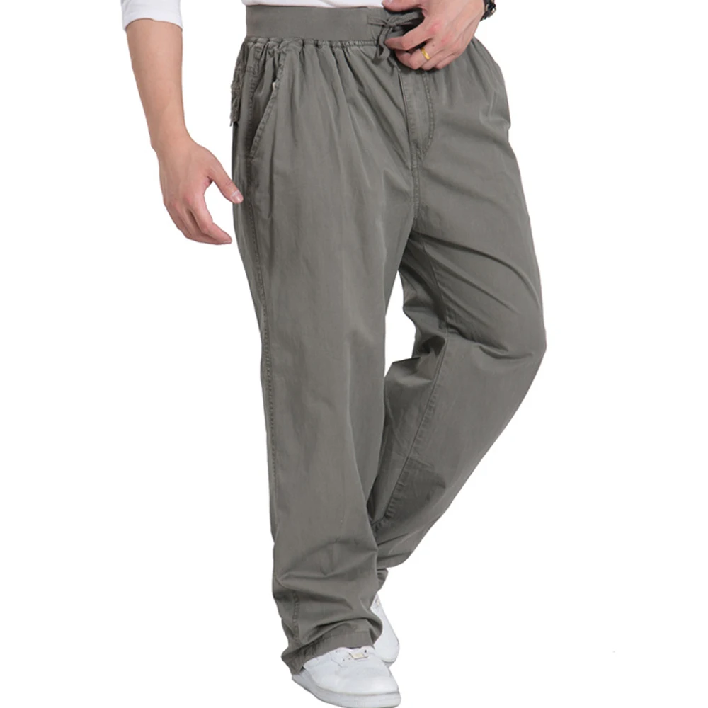 

2022 Fashion Mens Joggers Solid Color Casual Male Jogger Pants Open Air Baggy Sweatpants Men Trousers Pantalon Homme 5XL 6XL 803