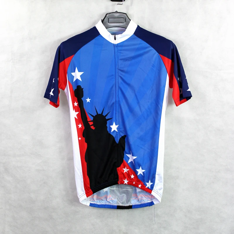 Синяя Статуя Свободы Alien спортивная мужская одежда с коротким рукавом для