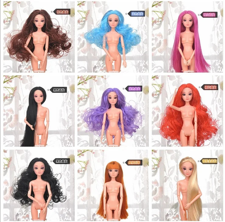 Реалистичные 3D глаза головки 1/6 BJD diy глава акриловые голова nake суставы тела куклы