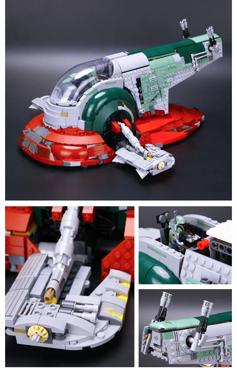 05039 Модель star войны UCS Rebel красный пять X wing Звездный истребитель совместим с 10240 Строительные кирпичи рождественские Наборы игрушки для детей, подарок