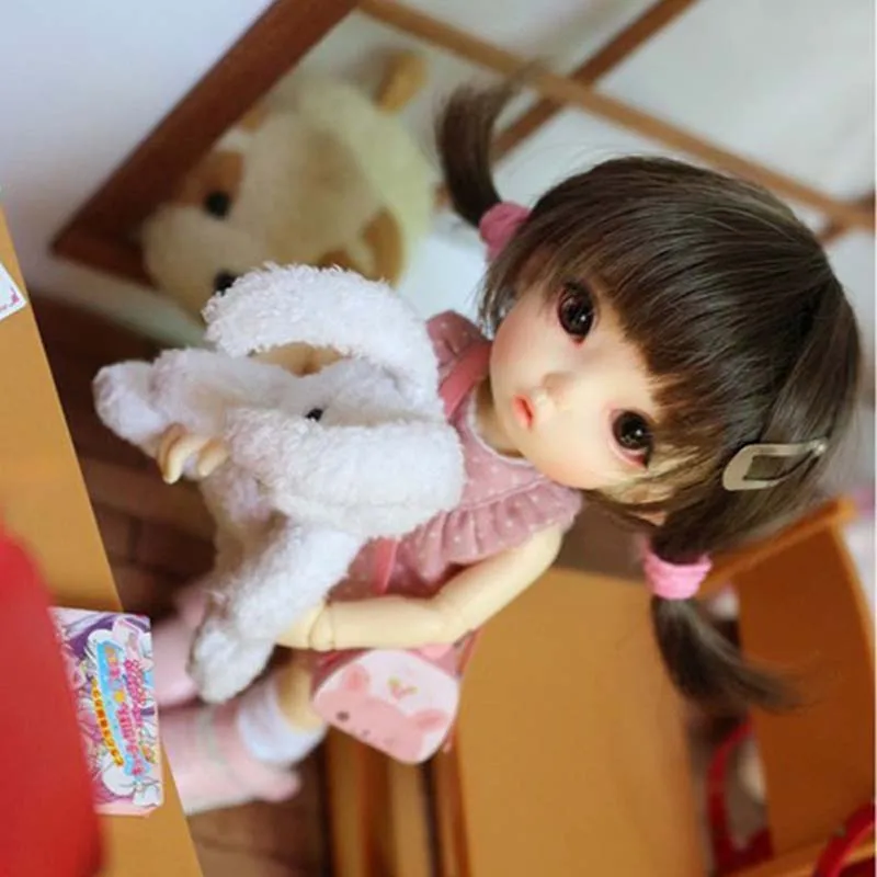 Шарнирная кукла 1/8 BJD/SD модная милая Nanu для маленькой девочки подарок с
