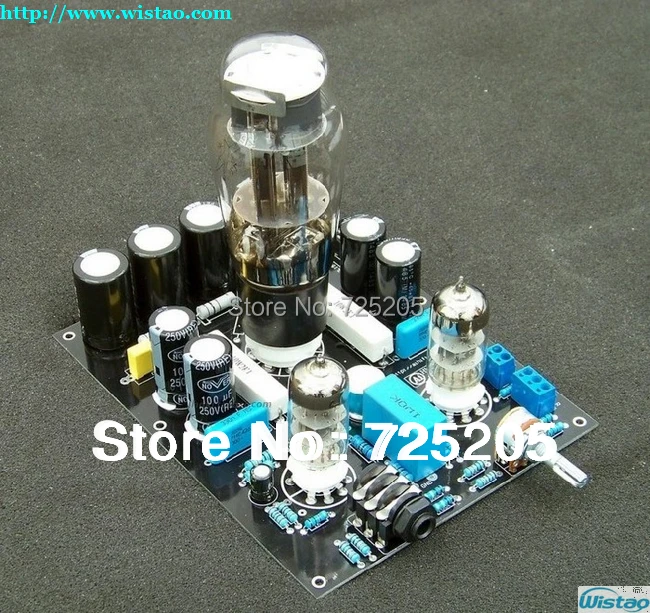 Усилитель для наушников IWISTAO 6N3 SRPP Drive 6N5P 32 600 Ом 1 Вт|earphone amplifier|tube amplifiertube hifi amplifier |