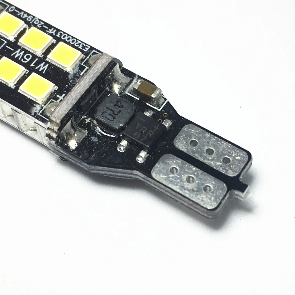 2 шт. T15 LED W16W 15 SMD 2835 Автомобильные светодиодные новые Canbus без ошибок задние лампы