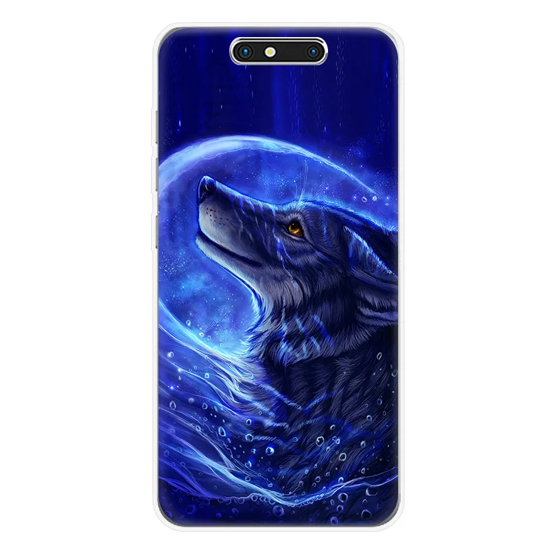 Чехол для телефона ZTE Blade V7 lite V8 mini A910 A602 A610 A520 A512 Axon7 Z10 черный волк Лев Мягкий